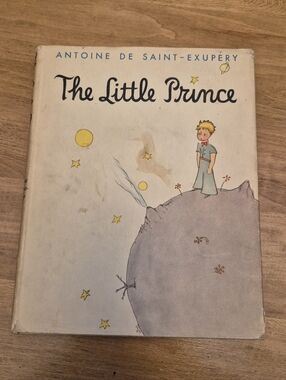 Vintage 1943 The Little Prince Antoine Saint Exupery Kids Hardcover Novel Book